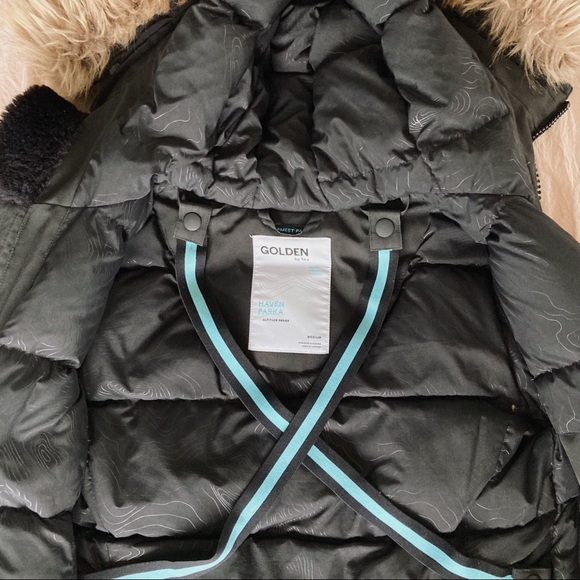 🌱 SOLD 🌱 GOLDEN by Tna Haven Parka Black Altitude Series - Picture 2 of 10
